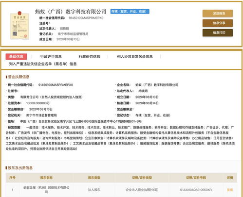 螞蟻集團成立數科公司，推動軟件技術轉讓與創新